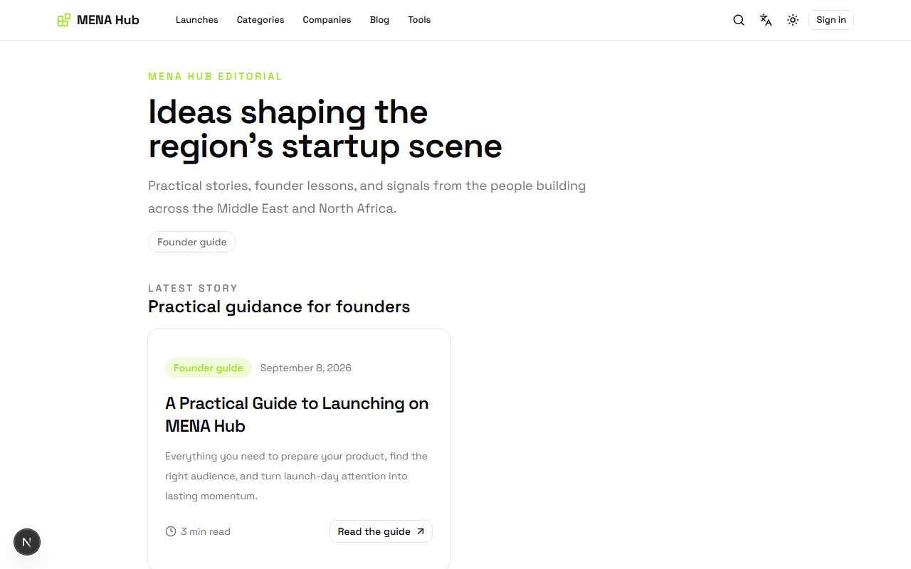 The blog goes live
